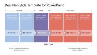 PPT 6 Columns Diagram - Timeline Template for Presentation