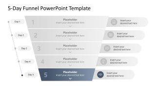 5-Day Funnel Template for PowerPoint 