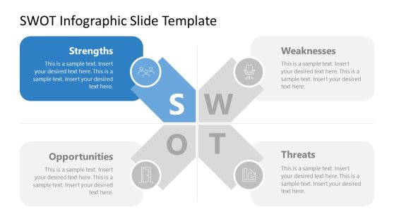 Customizable SWOT Slide Template