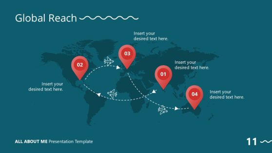 Global Reach Slide Template