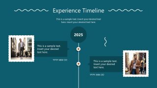 All About Me Template - PPT Timeline Slide 