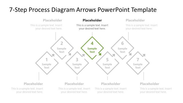Step 4 PPT Slide for Process Diagram Presentation
