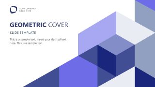 Geometric Cover PowerPoint Slide 