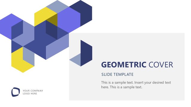 Creative Geometric Cover PowerPoint Template