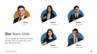 Simple Business PPT Template for Team Discussion 