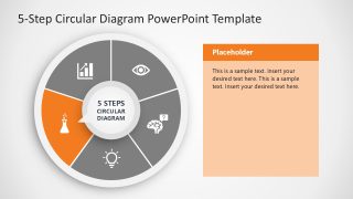 5-Step Circular Diagram Slide 