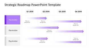 Strategic Roadmap Template for Presentation 