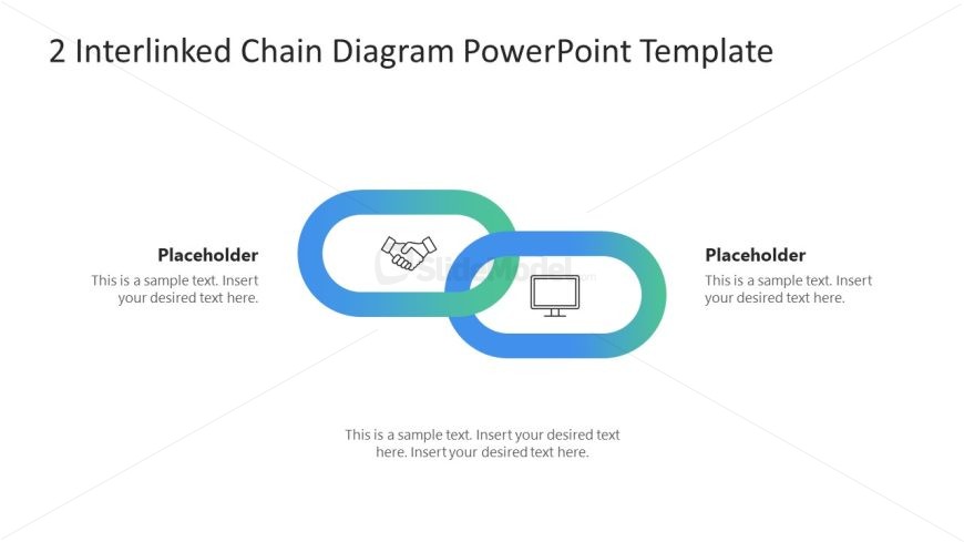 2 Interlinked Chain Diagram Slide