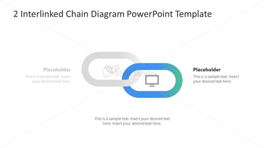 2 Interlinked Chain Diagram Template Layout