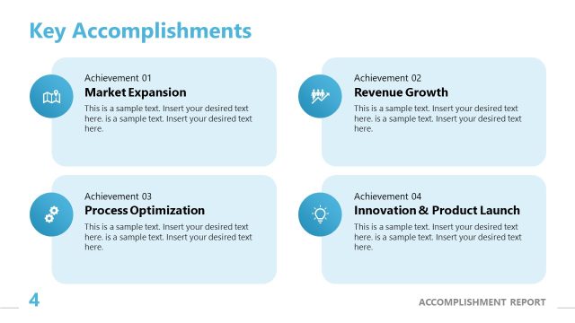 Key Accomplishments Slide Template