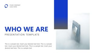 Business Presentation Slide for Introduction - Who We Are Template 
