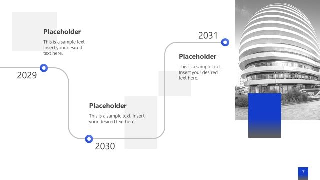 Business Timeline Visualization – Who We Are Template