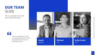 Who We Are Slide PPT Template