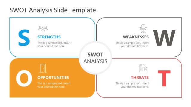 SWOT Analysis Petal Style Presentation Template