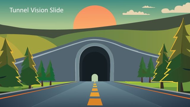 Editable Tunnel Vision Slide Template