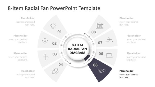 Spotlight Effect – 8-Item Radial Fan Template