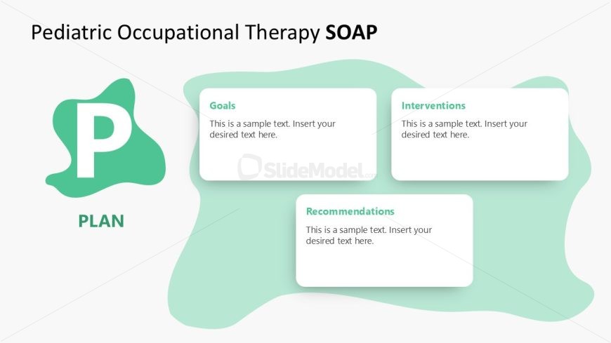 Pediatric Occupational Therapy SOAP Template Layout