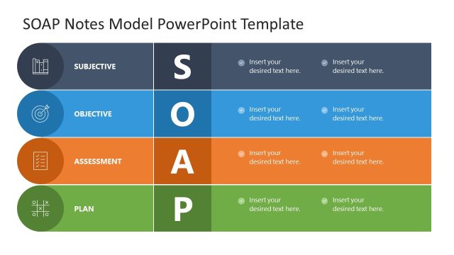 Editable SOAP Notes Model PPT Template