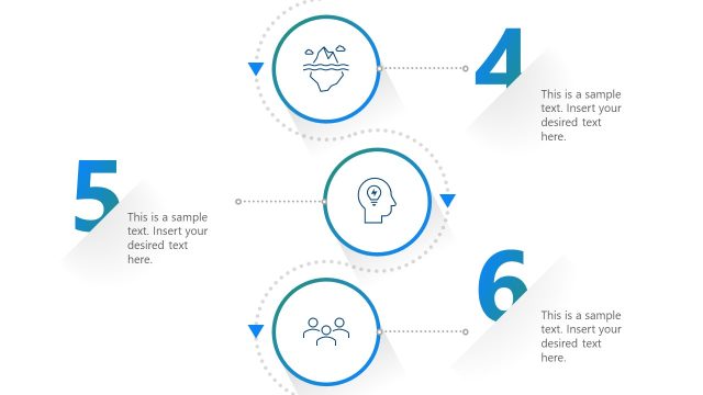 Customizable Vertical Numbered Infographic Template