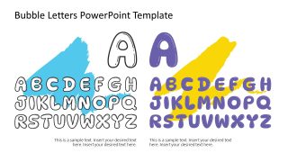 Bubble Letters Presentation Template