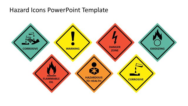 Customizable Hazard Icons PPT Layout