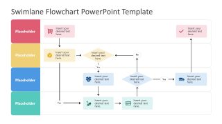 Engaging Swimlane Flowchart Template Diagram 