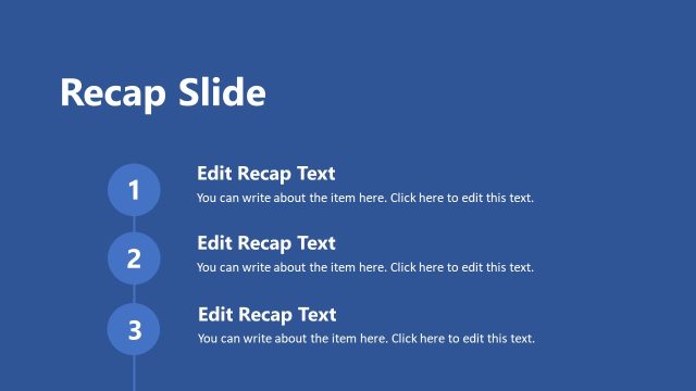 Quick Recap Slide PowerPoint Template