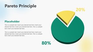 Pie Chart for Pareto Principle - Service Brief PPT Template 