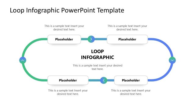 Editable Loop Infographic PPT Template
