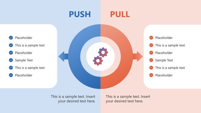 Push & Pull Presentation Slide Template