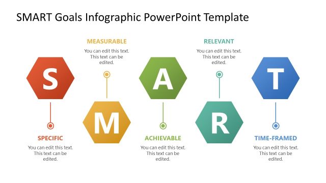 SMART Goals Infographic PPT Template
