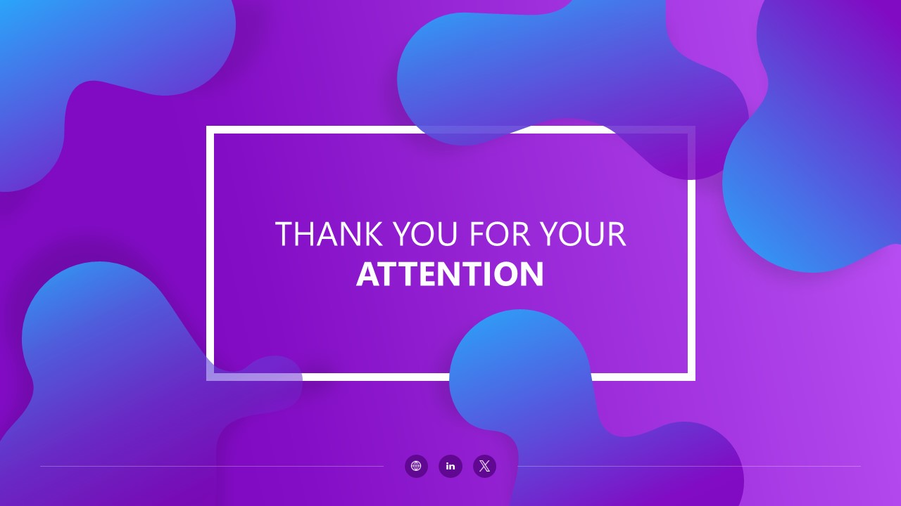 Thank You for your Attention Template Layout 