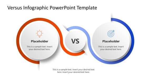Circles Versus Infographic Presentation Template 