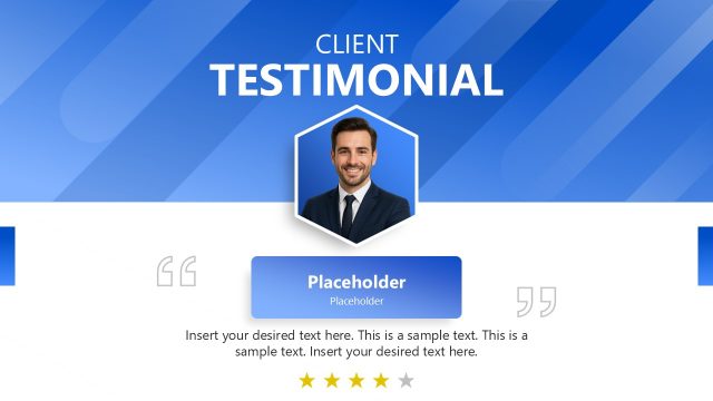 Editable Client Testimonial Presentation Template