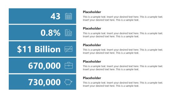 Vertical By The Numbers PowerPoint Template