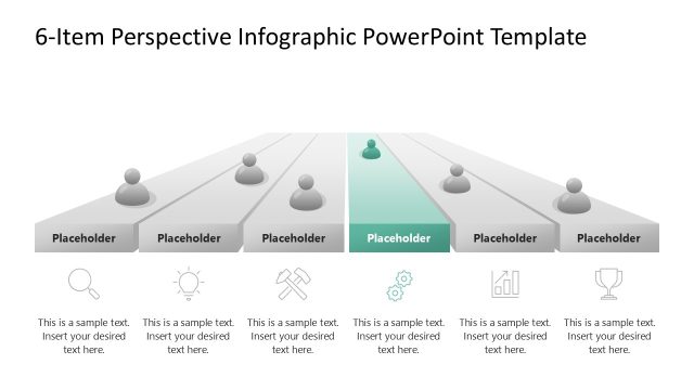 Creative 6-Item Perspective Infographic Slide Template