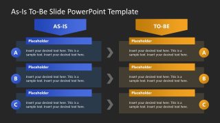 As-Is To-Be Slide Template for PowerPoint 