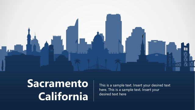 Cover Slide – Sacramento California PPT Slide Template