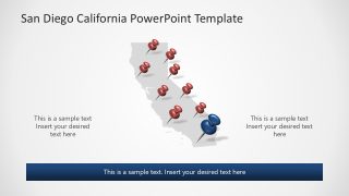 San Diego California Template for PowerPoint 