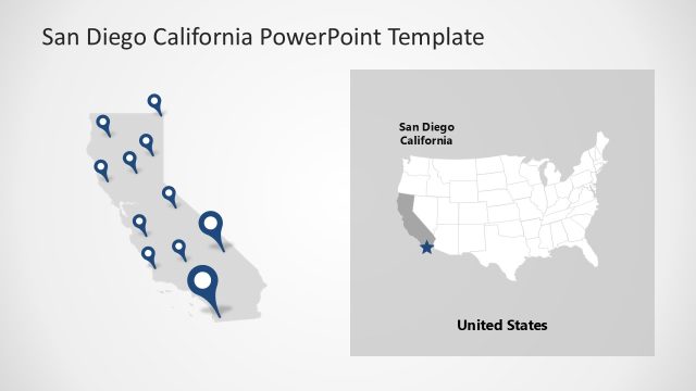 Customizable San Diego California PPT Template