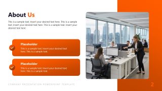 Light Company PPT Template for Executive Meeting 