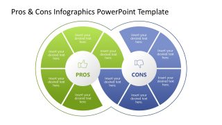Pros & Cons Infographic Presentation Slide 