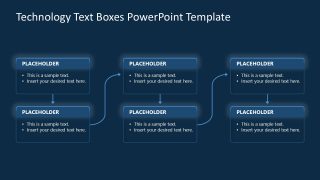 Customizable Technology Text Boxes Template