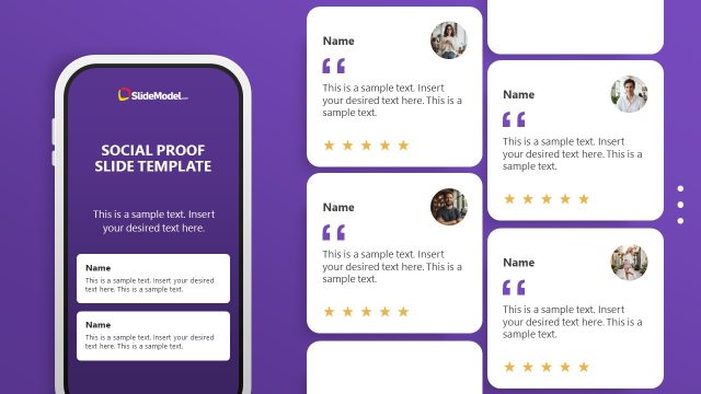 Social Proof Slide Template for Presentation