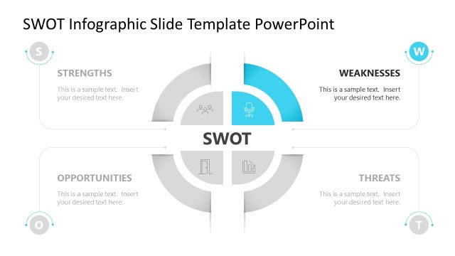 Weaknesses Presentation Slide – SWOT Infographic PPT Template