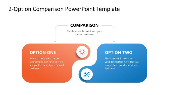 2-Option Comparison PowerPoint Template