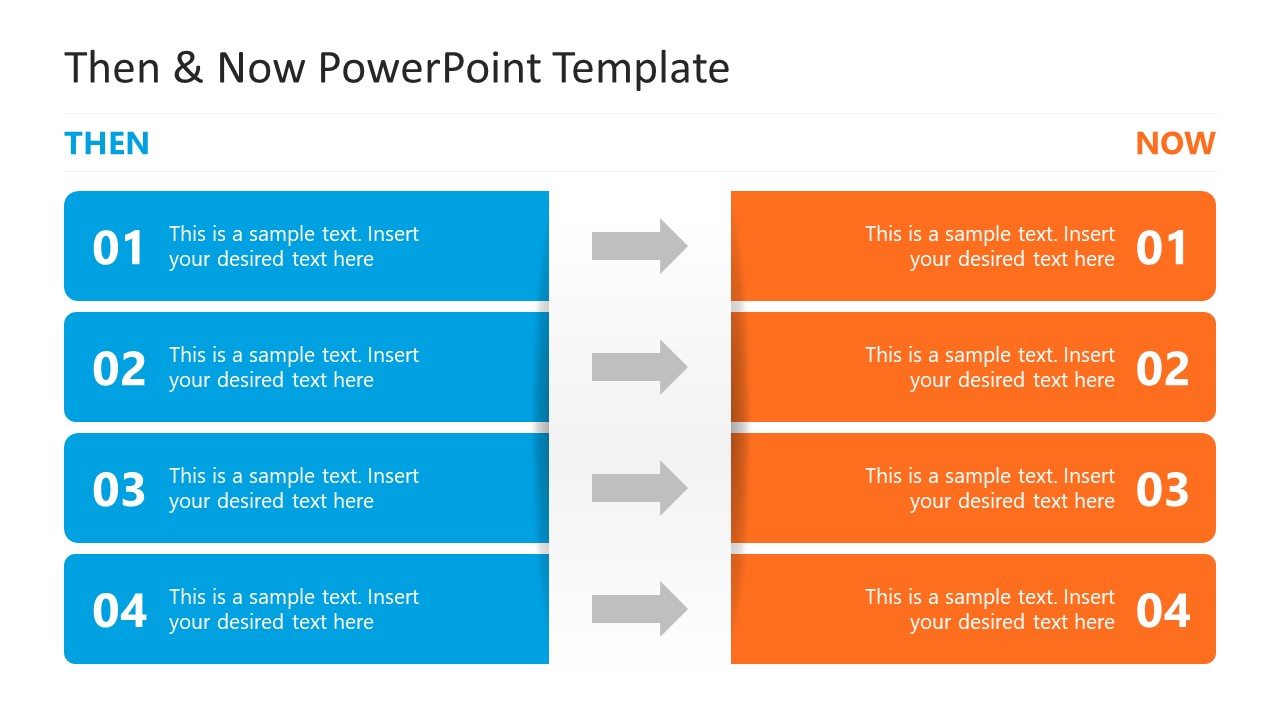 Then & Now PowerPoint Layout 