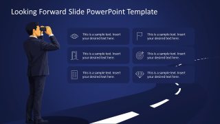 Customizable Looking Forward PPT Template