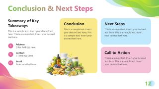 Nutraceutical PPT Template Slide 