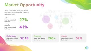 Market Opportunity Slide - Nutraceutical Presentation Template 